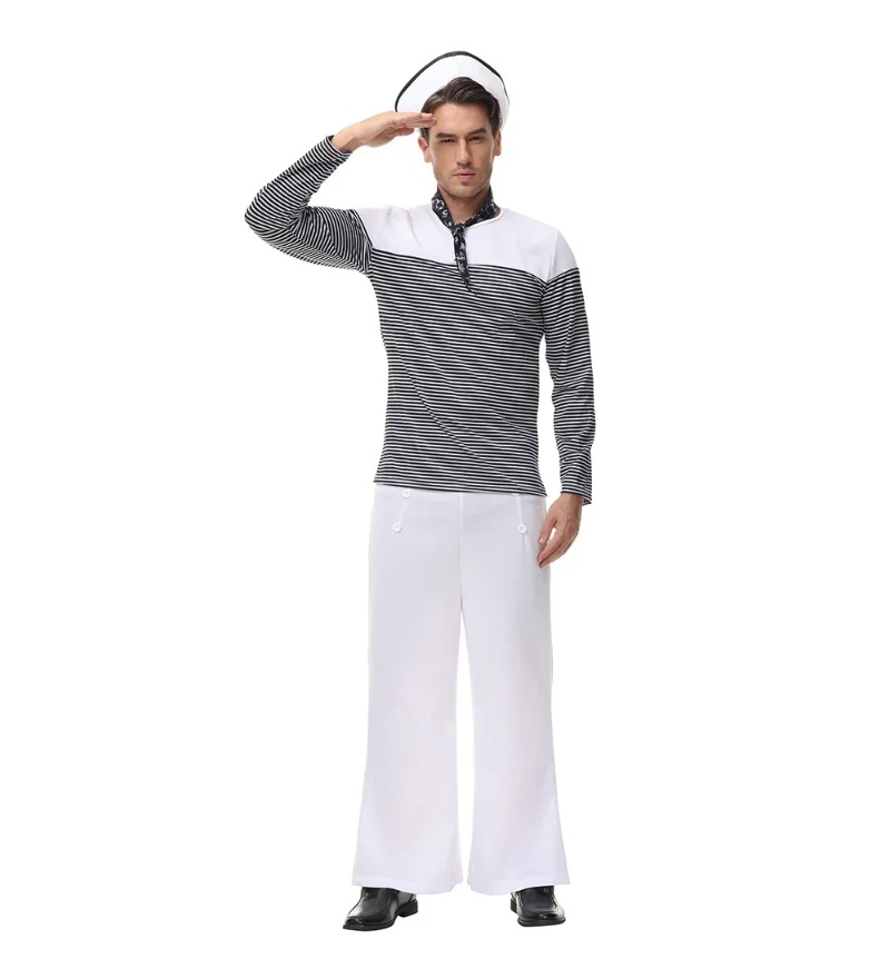 Couple Nautical Navy Sailor Co - Summer Vacation Clothing Men 评论和价格