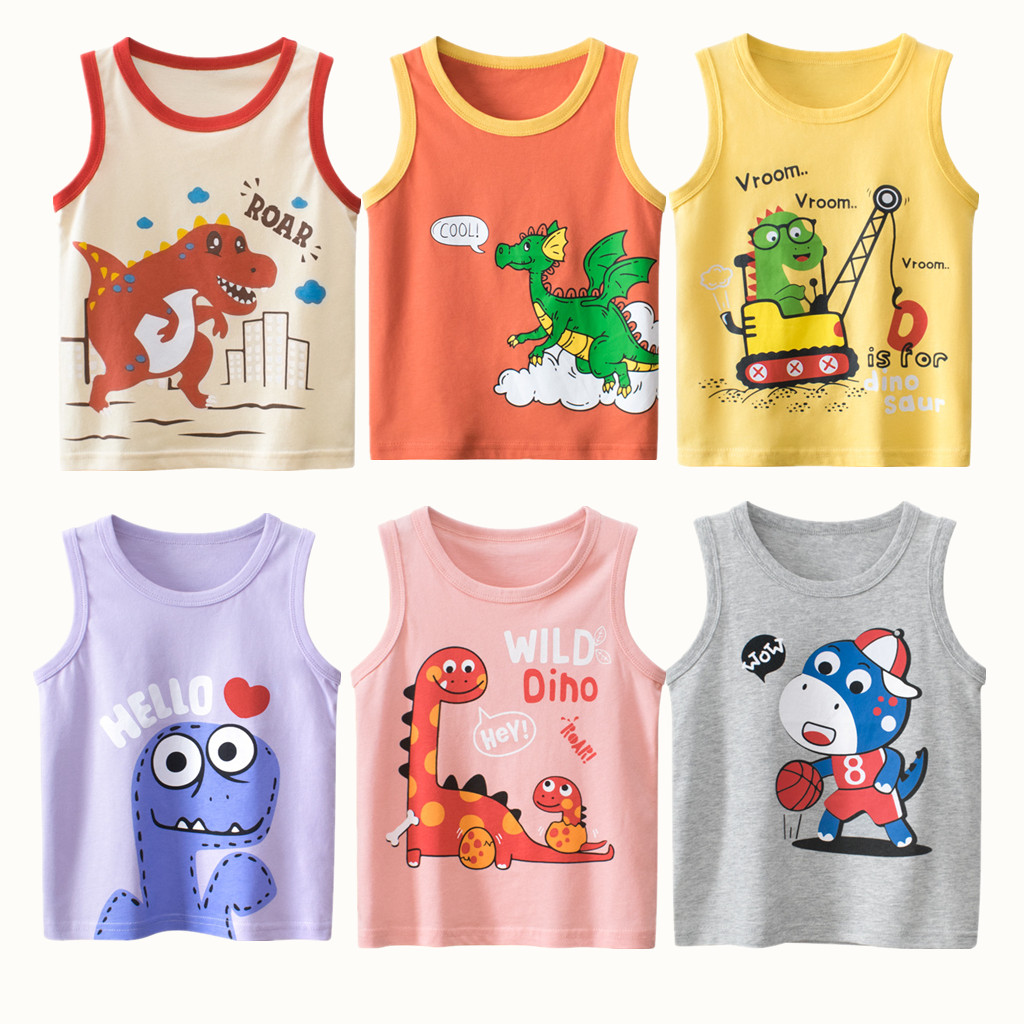 2023 Summe Children Vests for  - Summer Clothing Toddler 评论和价格